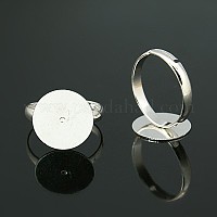 Find silver adjustable rings on