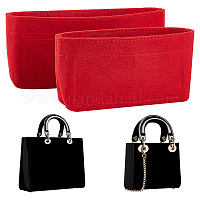 WADORN 2 Sizes Purse Felt Organizer Insert, Women Pochette