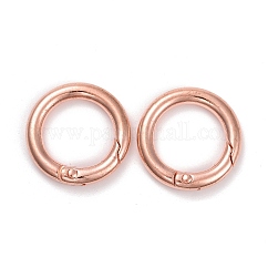 Alu-Federringringe, o Ringe, Roségold, 25x3.6 mm