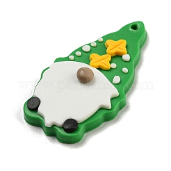Handgefertigte Anhänger aus Polymer-Ton zum St. Patrick's Day&nbsp;CLAY-E008-02C