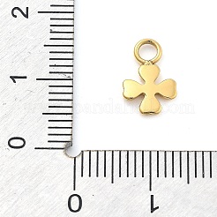 Placcatura ionica (ip) ciondoli in acciaio inossidabile 304&nbsp;STAS-P379-04G-G