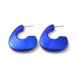 Boucles d'oreilles en acrylique triangle torsadé&nbsp;EJEW-P251-23