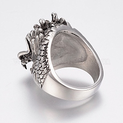 Fingerringe aus Edelstahl 304&nbsp;RJEW-G091-06