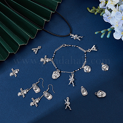 120 pz 6 stili pendenti in lega di stile tibetano&nbsp;FIND-PH0029-46