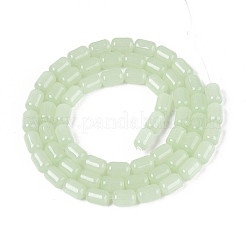 Fili di perline giada di vetro imitato&nbsp;GLAA-T028-14J-03