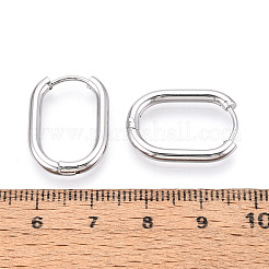 Boucles d'oreilles créoles en acier inoxydable 304&nbsp;STAS-T074-29P