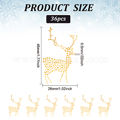Glitzer Hotfix Strass (Schmelzkleber auf der Rückseite)&nbsp;LS-DIY-WH0188-90C