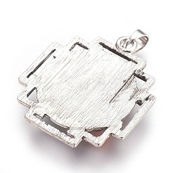 Natürliche und synthetische Edelsteinanhänger&nbsp;KK-F756-05C