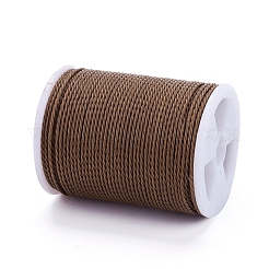 Cordon rond en polyester ciré&nbsp;YC-G006-01-1.0mm-03