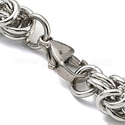 Anlaufgeschützte Königskettenarmbänder aus 304er Edelstahl&nbsp;BJEW-C042-04P