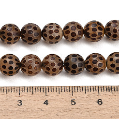 Estilo tibetano dZi abalorios hebras&nbsp;GG-NH0001-A02-8MM