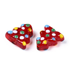 Perles bosselées faites à la main sur le thème de Noël&nbsp;X-LAMP-G142-06A