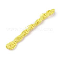 Cordon rond en polyester ciré&nbsp;YC-WH0005-03