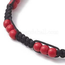 Armbänder aus synthetischen Türkisperlen für Damen und Herren&nbsp;BJEW-JB13060