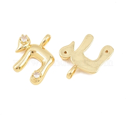 Pendenti in ottone con zirconi chiari&nbsp;KK-C170-11B-G