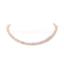 Collana di perle naturali da donna&nbsp;NJEW-JN04188-01