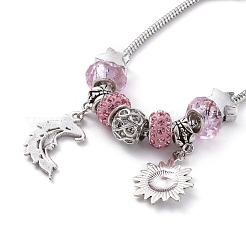 I braccialetti europei in ottone&nbsp;BJEW-JB04970-04