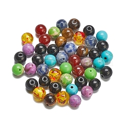 180pcs 7 perles de pierres précieuses naturelles et synthétiques&nbsp;G-YW0001-13