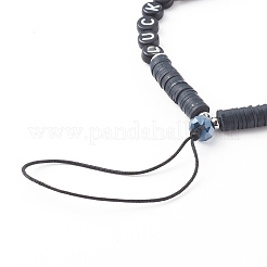 Heishi Perlen-Mobile-Riemen aus Polymerton&nbsp;HJEW-JM00465