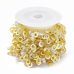 Chaînes de gourmette en laiton à la main&nbsp;CHC-F015-17G