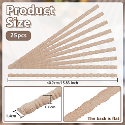 25 Stück Holzdeckenleiste&nbsp;AJEW-OC0014-96A