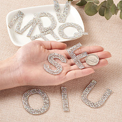 Glitzernde Strass-Aufnäher zum Aufbügeln&nbsp;DIY-CD0001-10E
