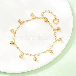 Bettelarmbänder aus Edelstahl 304&nbsp;BJEW-D458-02G