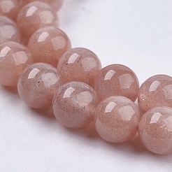 Natürliche sunstone Perlen Stränge&nbsp;X-G-J157-6mm-07