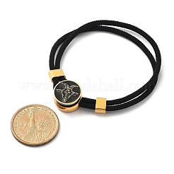 Bracciali multifilo in nylon con costellazione&nbsp;BJEW-U016-01A-08