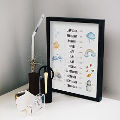 Rectángulo con papel patrón de cara&nbsp;DIY-WH0634-049