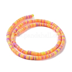 Handgemachte Fimo-Perlen Stränge&nbsp;CLAY-R089-3mm-014