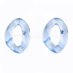 Transparentem Acryl Verknüpfung Ringe&nbsp;LS-OACR-S036-001A-J02