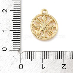 Pendentifs avec zircon cubiques à micro-pavés en laiton&nbsp;LS-KK-I380-20G