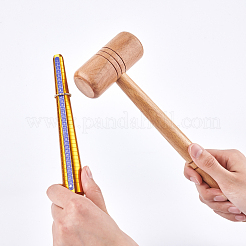 Marteaux à bois en caoutchouc&nbsp;TOOL-WH0123-06