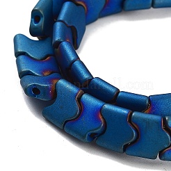Chapelets de perles hématite synthétique sans magnétique&nbsp;G-P545-I02-01E