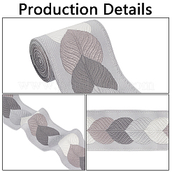 3 m langes Polyester-Jacquard-Blattband für Bekleidungszubehör&nbsp;OCOR-CY0002-12D