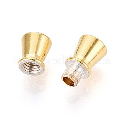 Fermoirs à vis en 925 argent sterling&nbsp;STER-T008-50G-02