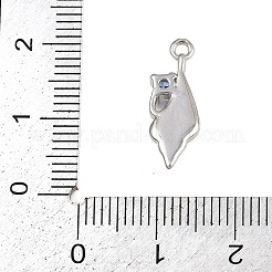 Colgante micropavé cubic zirconia de latón&nbsp;KK-I352-34P-01