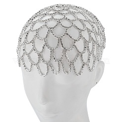 Legierungs-Strassquasten-Haarkettenhut für Braut&nbsp;DIY-WH20050-54S
