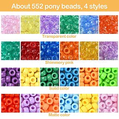 DIY-Sets zur Schmuckherstellung für Armbänder aus Acrylperlen&nbsp;DIY-YW0010-64