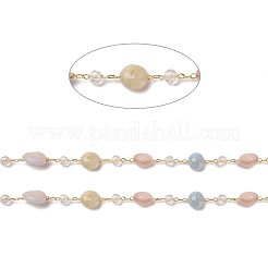 Handgemachte natürliche morganite Perlen Ketten&nbsp;CHC-I031-11A