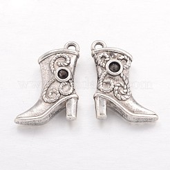 Supports en alliage de strass de style tibétain&nbsp;X-TIBEP-24059-AS-RS