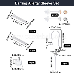 Boucles d'oreilles à tige en résine avec zircone cubique&nbsp;FIND-BBC0003-70