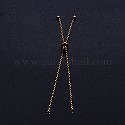 Fabrication de bracelets coulissants réglables en acier inoxydable 201&nbsp;STAS-S105-JN646-3