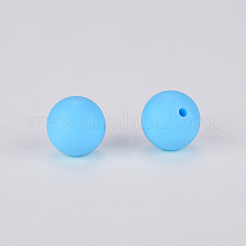 Cuentas focales redondas de silicona&nbsp;SI-JX0046A-16