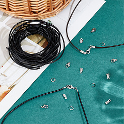 Kit fai da te per realizzare collane e braccialetti con cordino in pelle di vacchetta&nbsp;DIY-SC0024-62