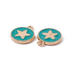 Pendentifs d'émail en alliage&nbsp;LS-ENAM-B049-04KCG-05