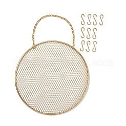 Présentoir de boucle d'oreille mural en forme de grille de fer&nbsp;ODIS-P010-02G