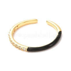 Bagues de manchette en émail doré pour femme&nbsp;KK-G404-13