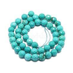 Fili di perline howlite naturale&nbsp;TURQ-C003-8mm-2